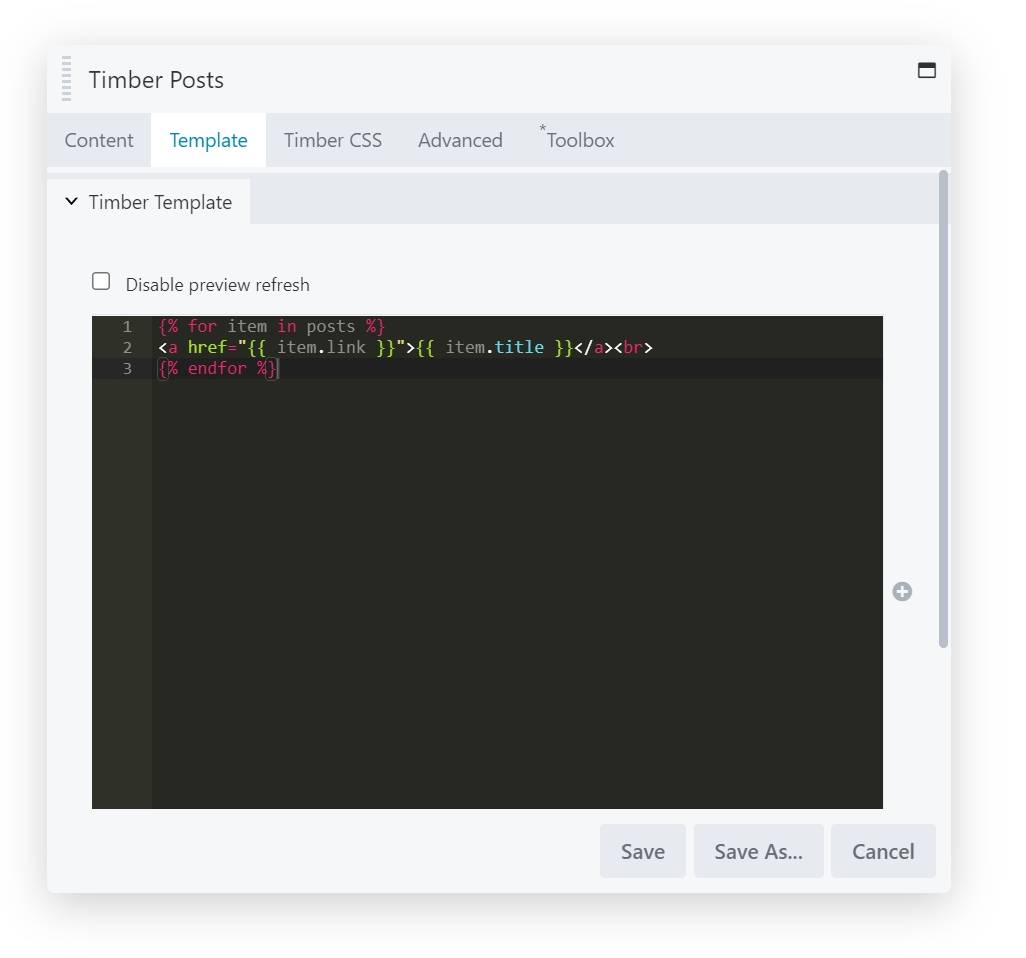 Easy in builder code editor